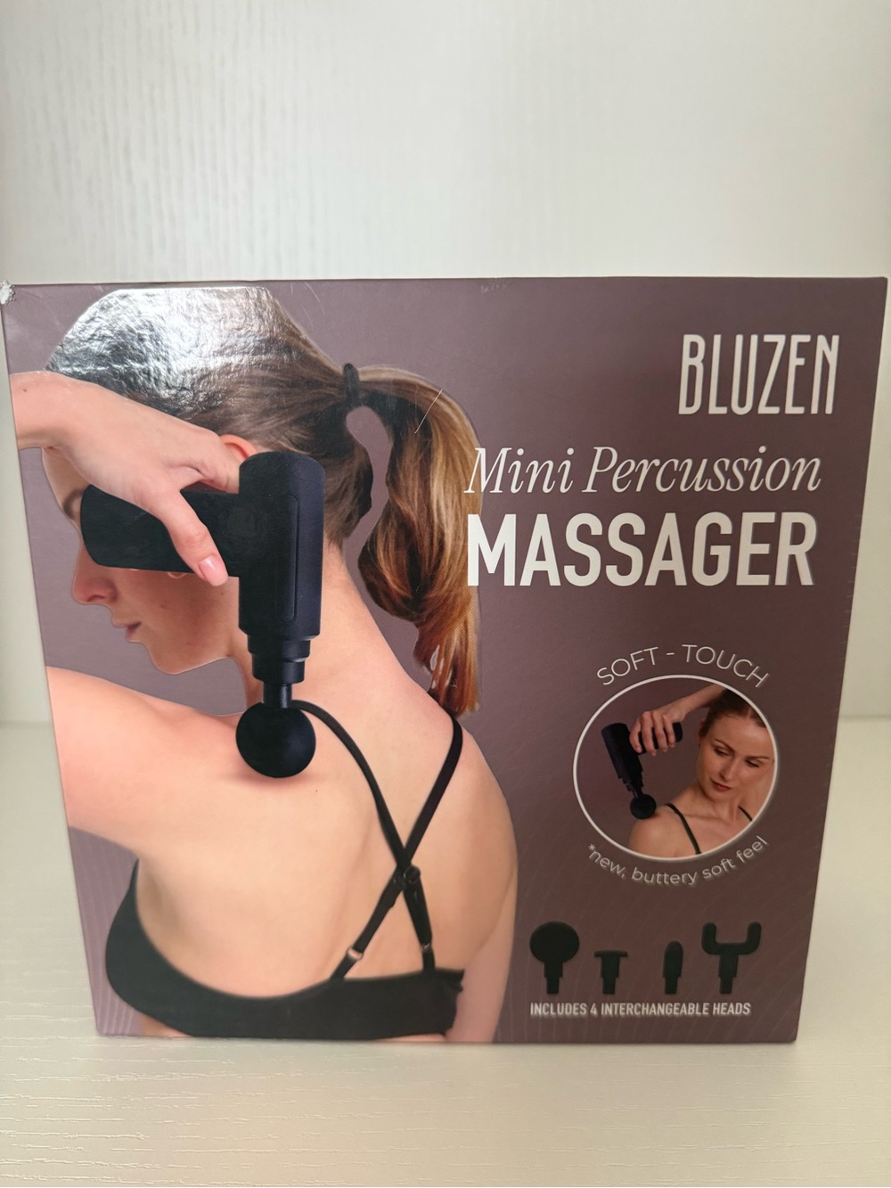BLUZEN Mini Percussion Massager - Black